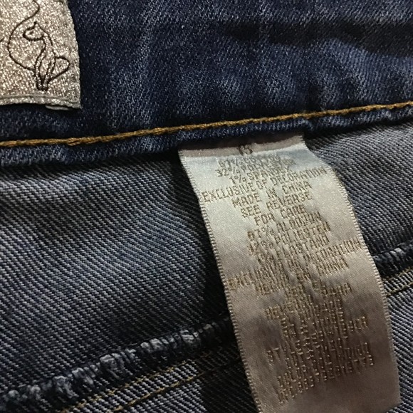 Phat Fashions Silver Label Size 15 Capri Jeans Women's Side Buckles - Picture 11 of 14